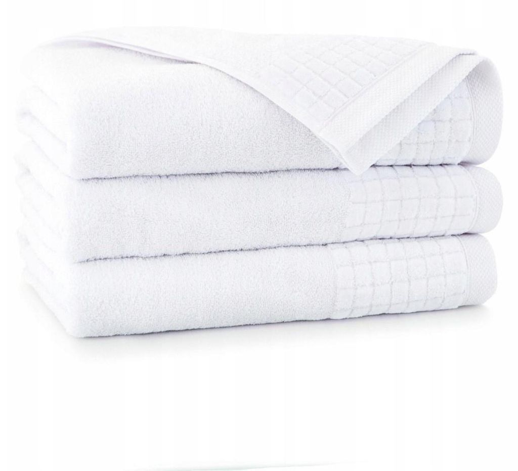Handtuch - 100% Baumwolle - 500 g/m2 - 50x100 cm - Extra Saugfähig - Weiß - hohe Grammatur - PAULO3