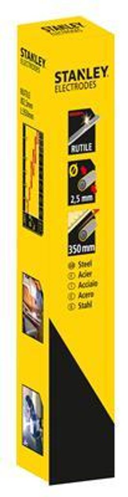 Stanley Set rutile elektroden (50 x 2 mm, 50 x 2,5 mm, 30 x 3,25 mm), ausgezeichnete Wahl für