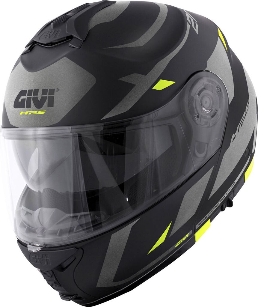 Modular Helm GIVI X21 EVO Number Mattschwarz Titangelb größe XL