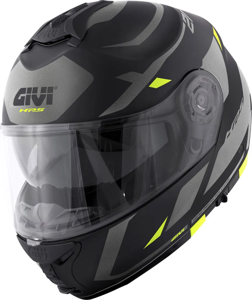 Casque moto modulable double homologation GIVI X21 EVO Noir et Jaune