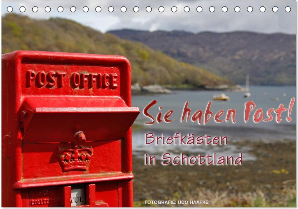 Sie haben Post - Briefkästen in Schottland (Tischkalender 2026 DIN A5 quer), CALVENDO Monatskalender