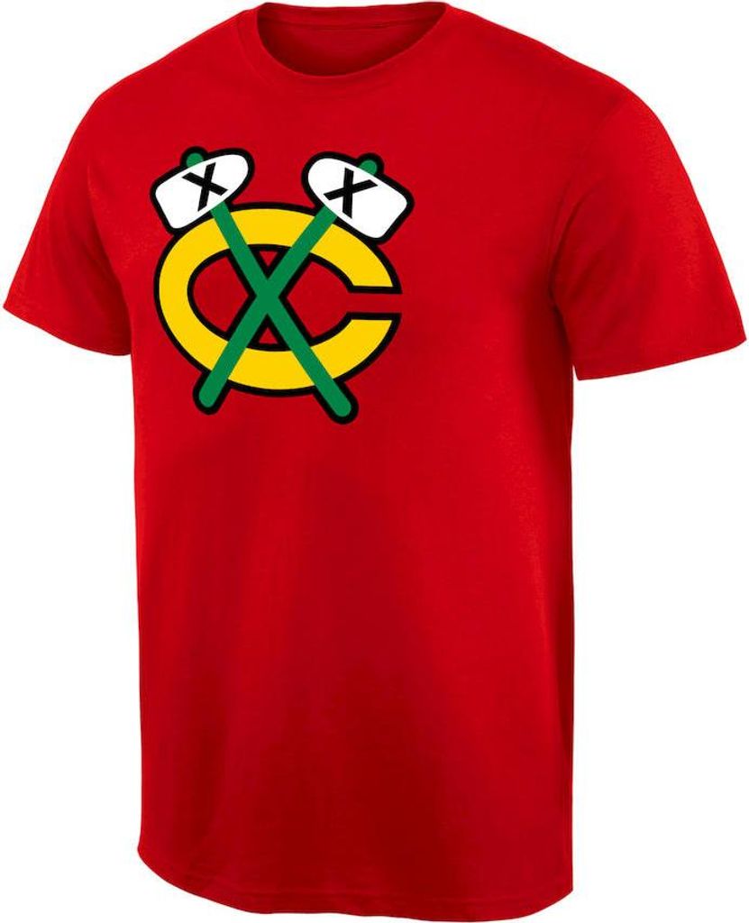 Herren-T-Shirt Chicago Blackhawks NHL Team Alternate Logo Größe: S