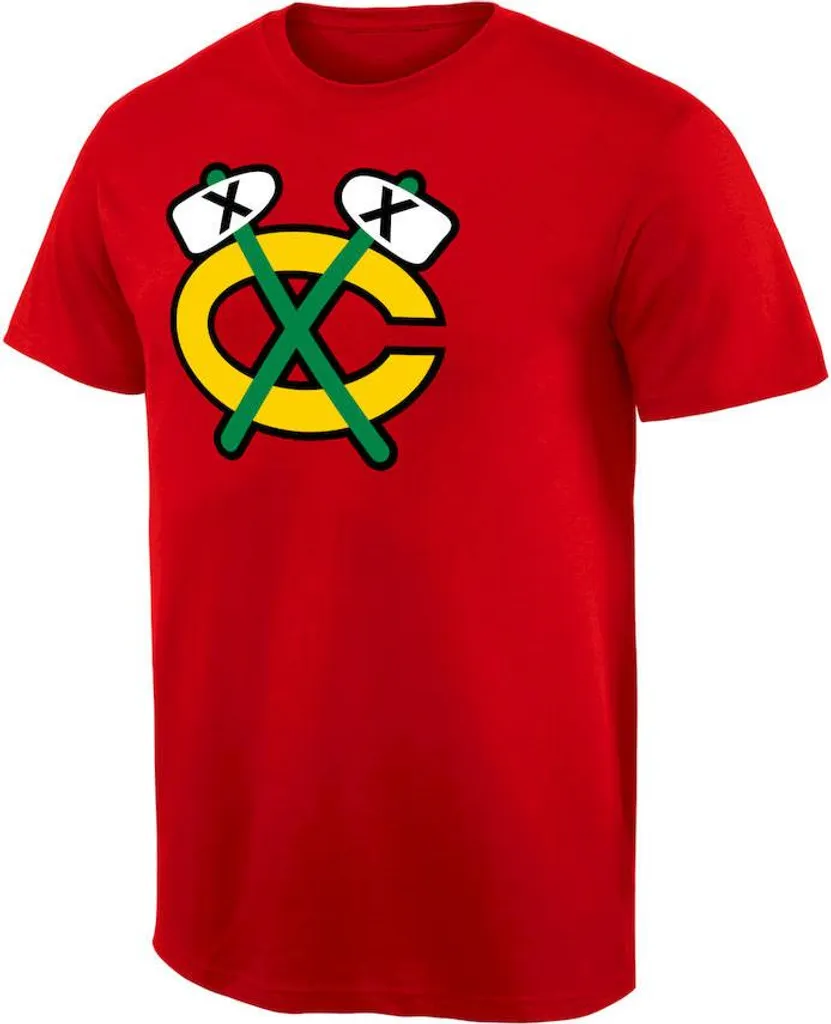 Haut de Sport NHL Chicago Blackhawks - T-shirt Officiel avec Logo Team
