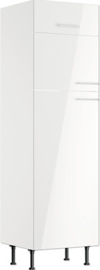 Optifit Kühlumbauschrank für 145er Einbaukühlschrank Rurik986 BxTxH 60 x 58,4 x 211,8 cm weiß glänzend zerlegt Anschlag