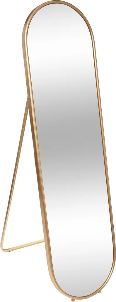 Miroir doré 160x44 cm pour agrandir une pièce sombre et voir sa tenue entière