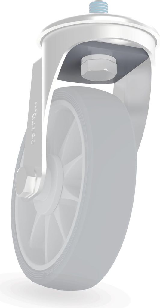 Fetra Transportgeräte Fetra Feststellstrebe für Ø 125 mm Rückenlochrolle, 71642F