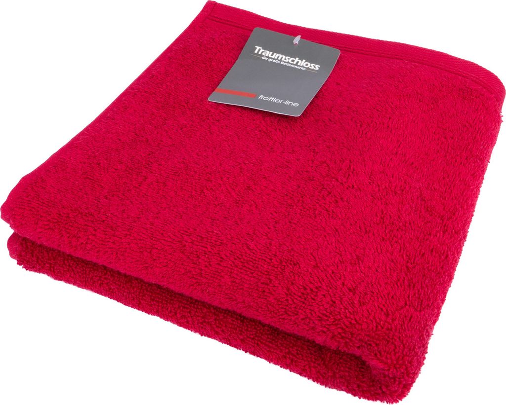 Traumschloss Frottier-Line Saunatuch 75 x 200 cm bordeaux Flauschig weich & angenehm zur Haut