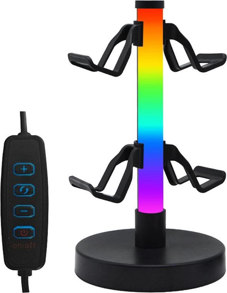 RGB Gaming Headset- & Controller-Ständer mit Beleuchtung Produktbild 
