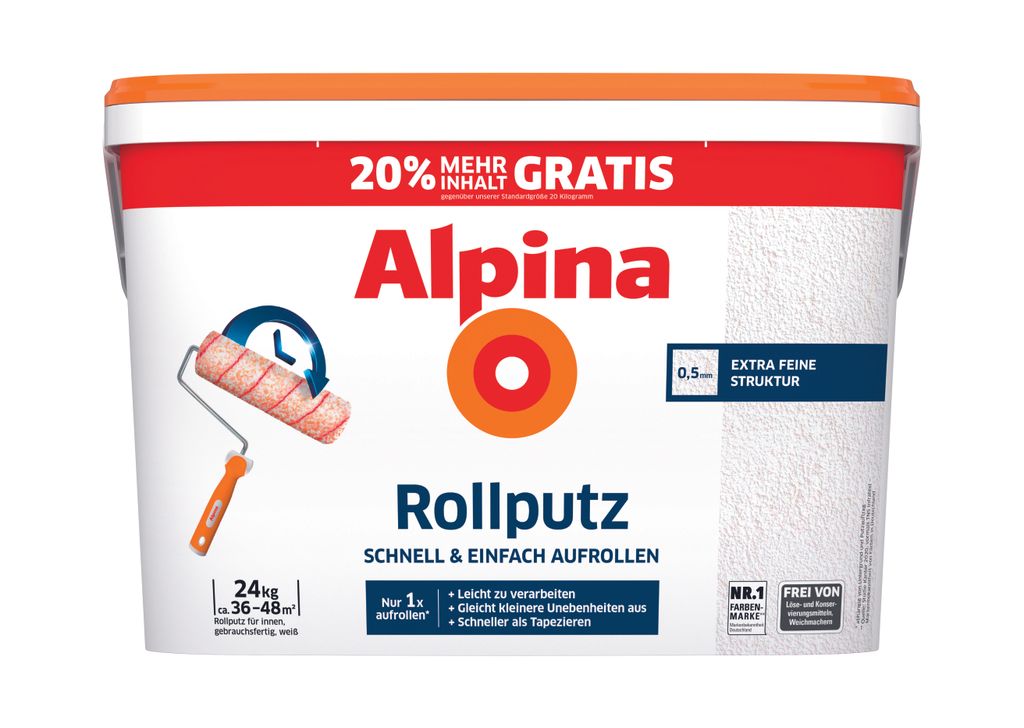 Alpina Rollputz 20 KG + 20% gratis Produktbild 