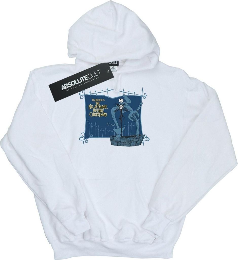 Disney - "Nightmare Before Christmas Jack And The Well" Kapuzenpullover für Jungen BI10994 (116) (Weiß)