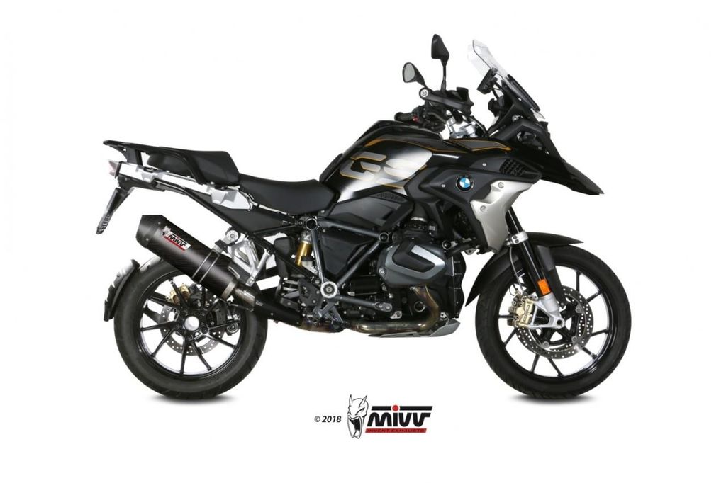 MIVV Oválný násuvný výfuk schválený pro BMW R 1250 Obrázek produktu 