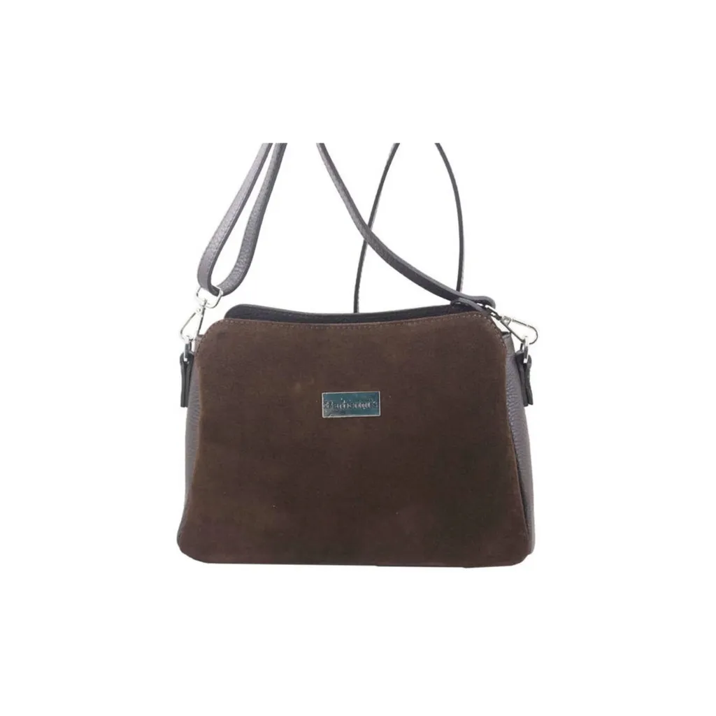 Sac en cuir véritable Barberini's 93111 avec finitions main - 2