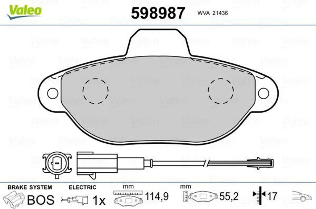 Finis les Bruits de Freinage avec les Plaquettes Valeo 598987 pour 500