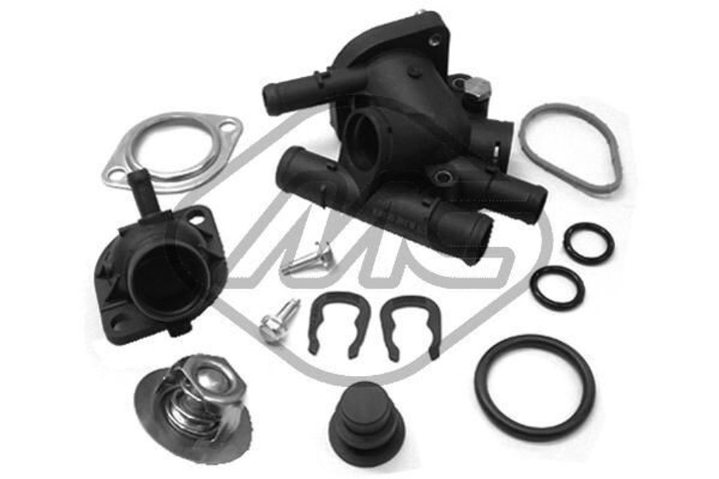 Metalcaucho Thermostat Kühlmittel für OPEL ARENA Kasten (TB, TF) für RENAULT CLIO II (BB0/1/2, CB0/1/2) KANGOO (KC0/1) KANGOO Express (FC0/1) Sc...