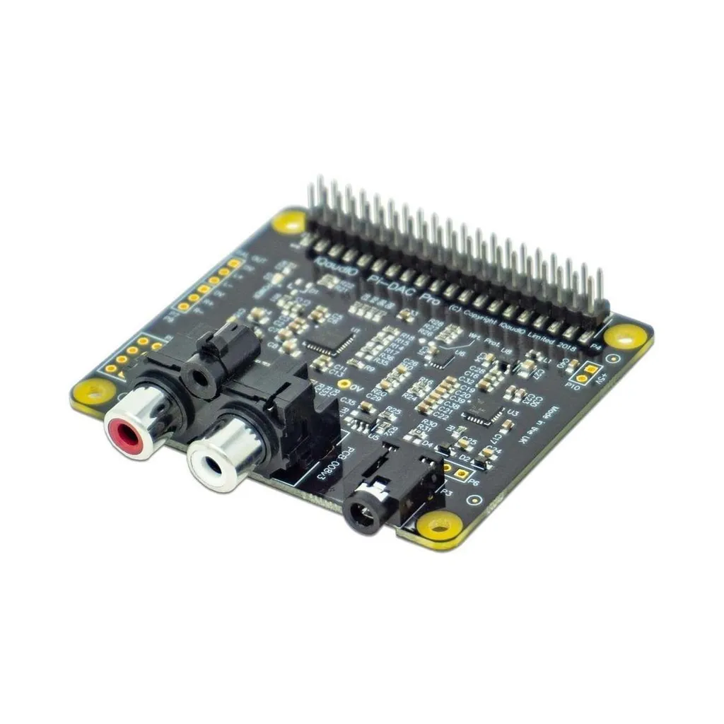 Raspberry Pi IQaudio DAC Pro RB-IQ-SC0369 | Hi-Fi Audio HAT per Audiofili