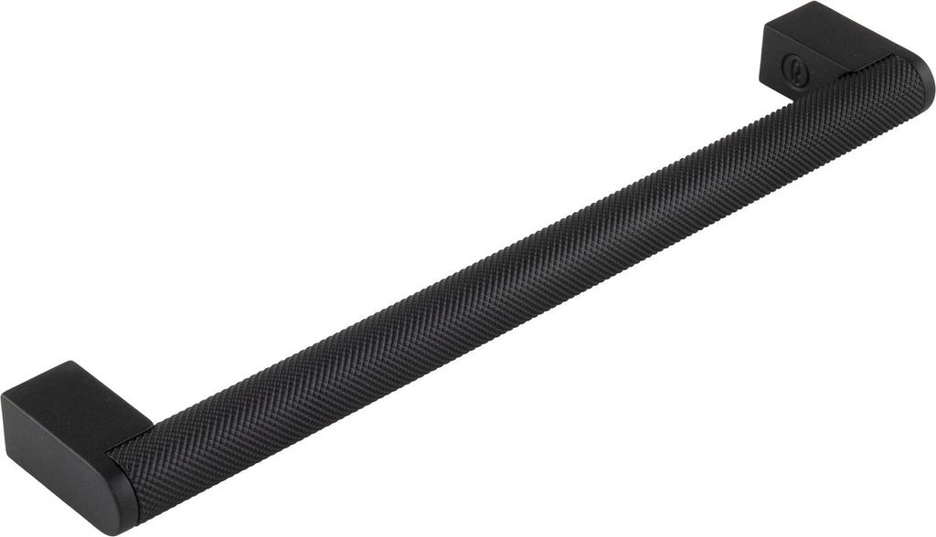 Citterio Line Möbelgriff Dolon ø 14mm - Griff LA 192mm, Breite 207mm, Stahl/Zinkdruckguss schwarz matt