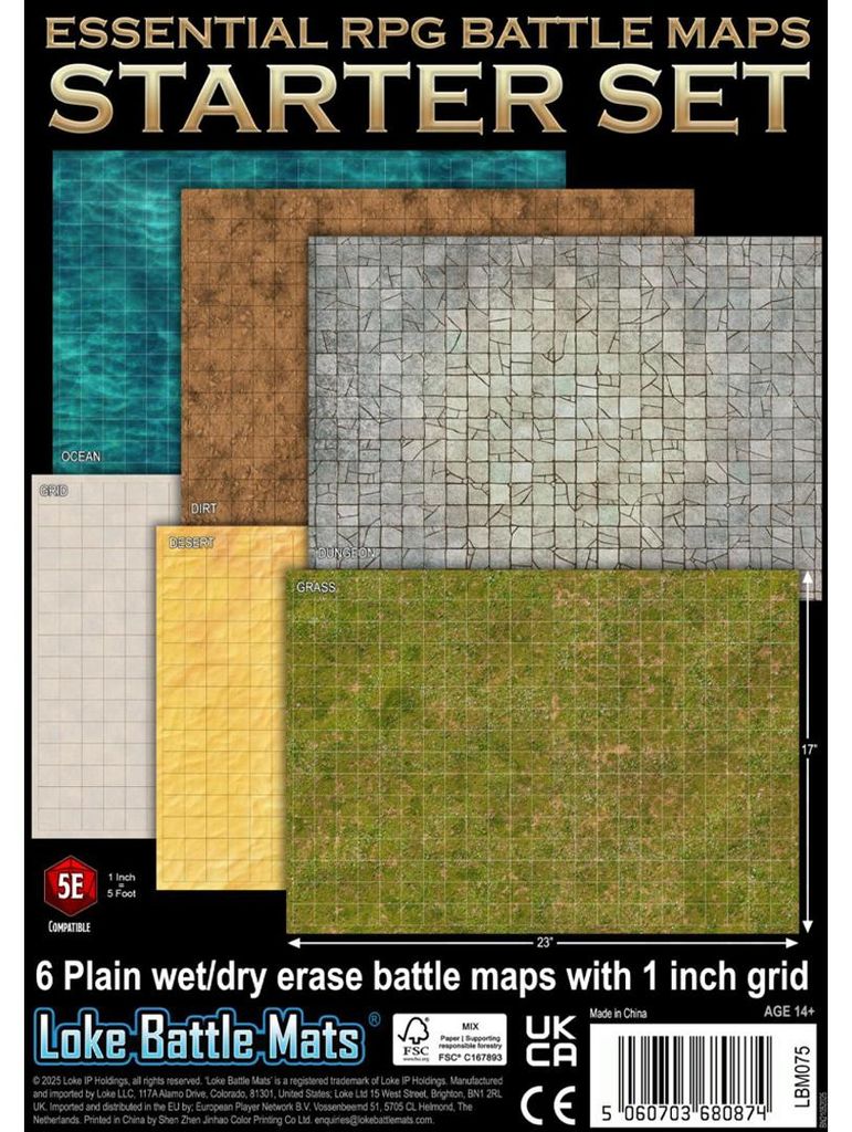 Set iniziale di mappe di battaglia essenziali per giochi di Immagine del prodotto 