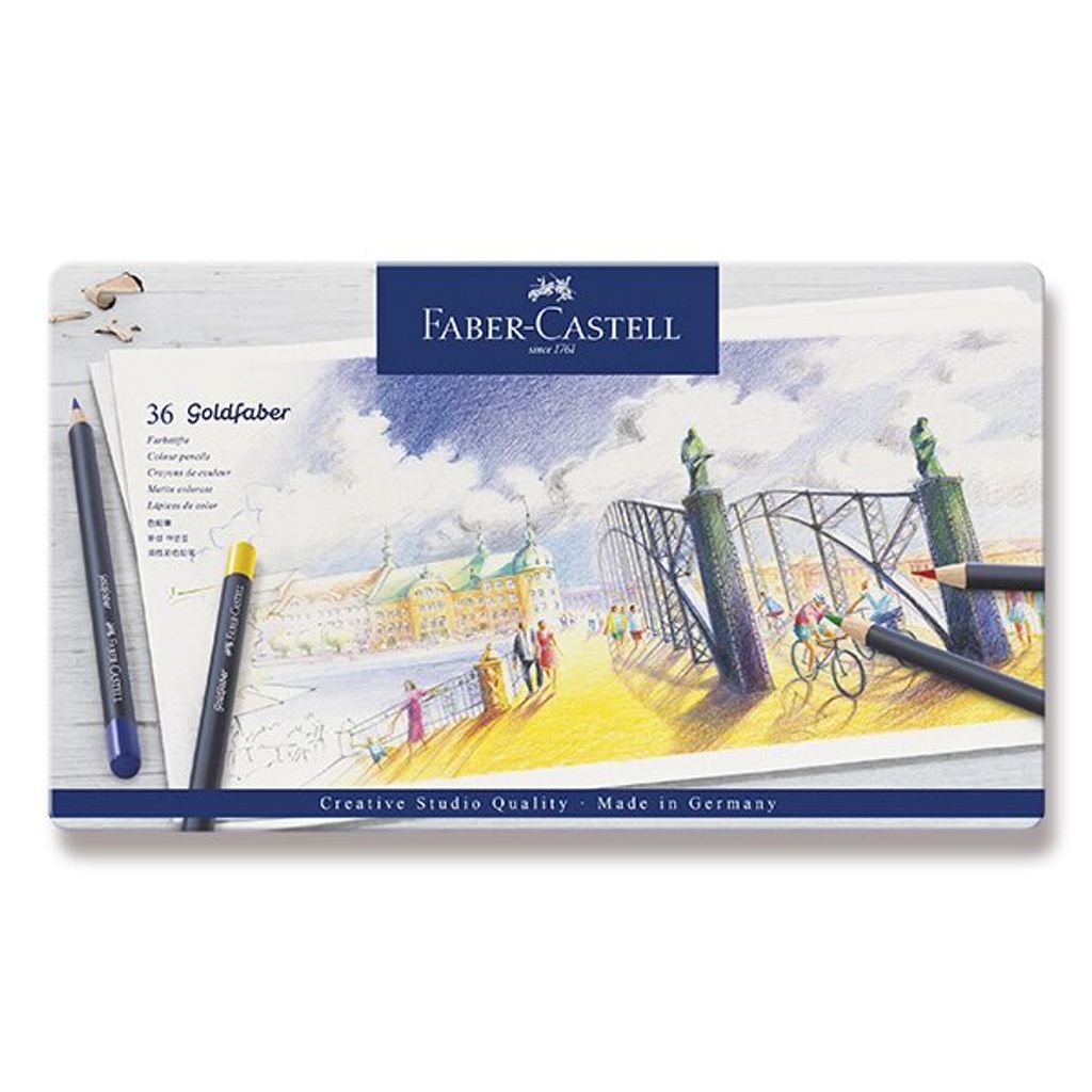Faber-Castell Goldfaber Metal, Měkké, Vícebarevný, 36 kusů Obrázek produktu 