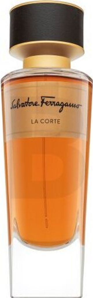 A bottle of Salvatore Ferragamo La Corte Eau de Parfum.