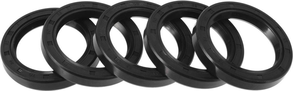 Universelle Öldichtung TC Doppellippe W Stahlfeder Dichtungsring Rotierende Wellendichtung 38x52x8mm Hochdruck NBR Gummi Schwarz 5 Stück
