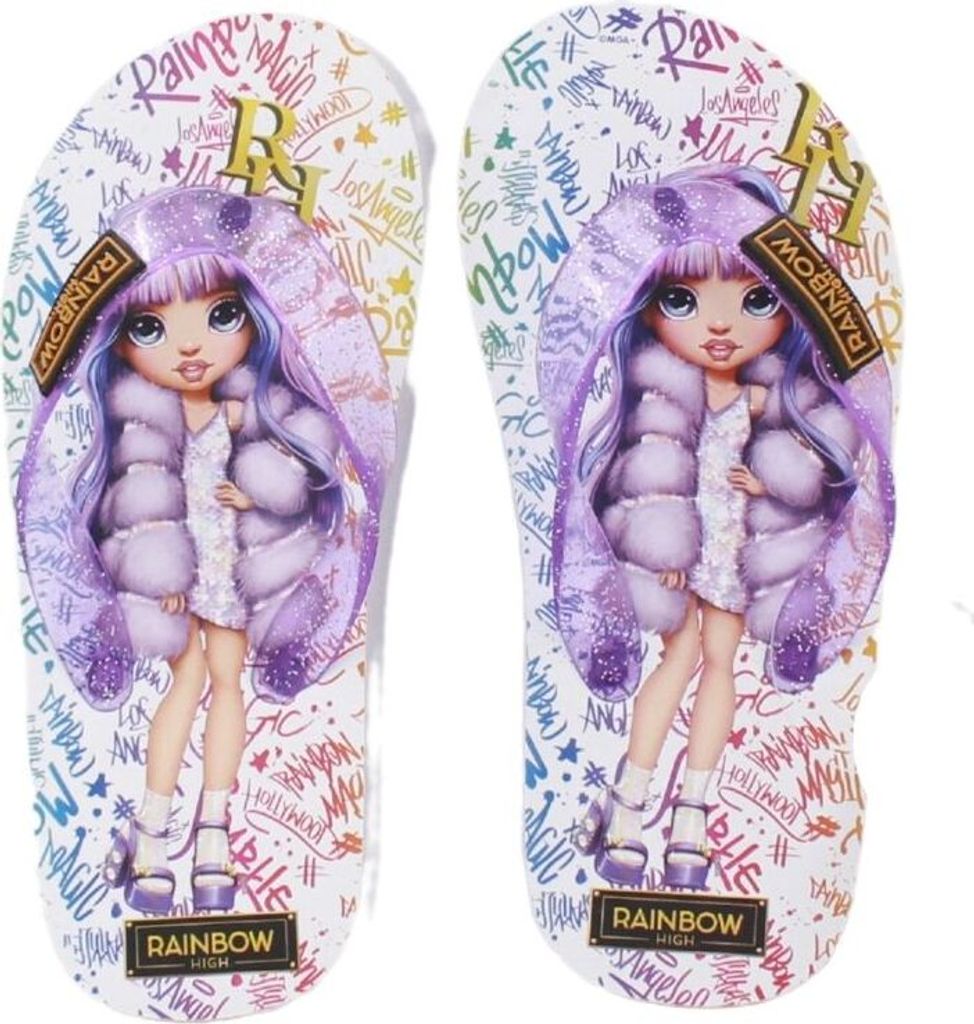 Rainbow High weiße Flip-Flops 27