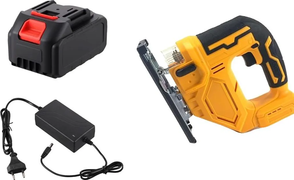 Scie sauteuse sans fil avec moteur Brushless, 1 batterie et chargeur