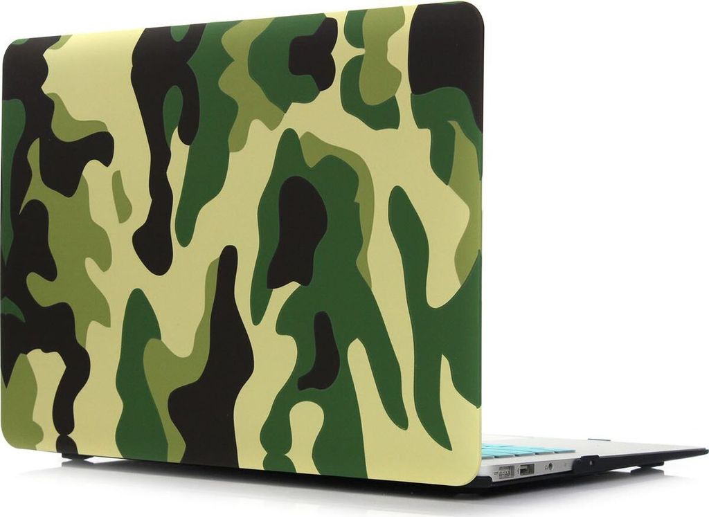 Mobigear Design MacBook Air 13 Zoll (2010-2019) Hardcase Hülle MacBook Case - Jungle Camauflage - Model A1369 / A1466