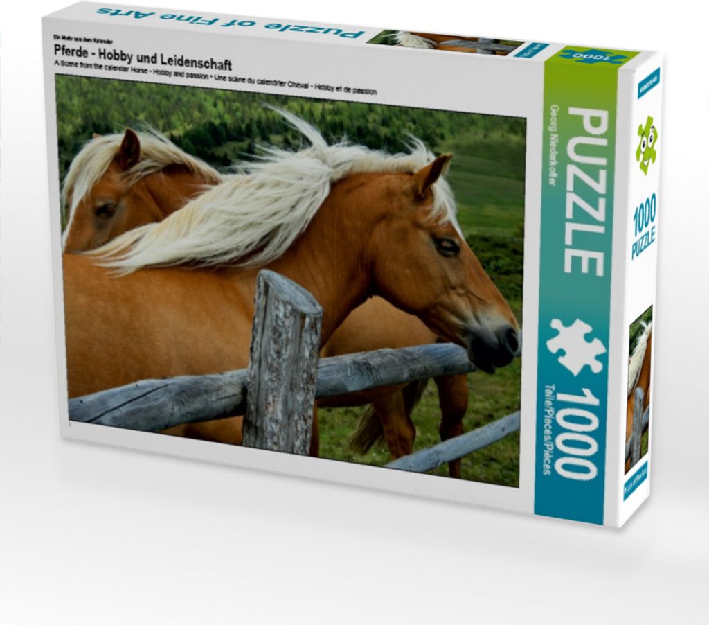 Calvendo Ein Motiv aus dem Kalender Pferde - Hobby und Leidenschaft 1000 Teile Puzzle quer 640x480mm, Niederkofler Georg; 7353486