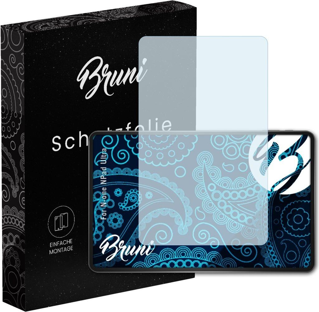 Bruni Basics-Clear 2x Schutzfolie kompatibel mit N-one NPad Ultra Folie