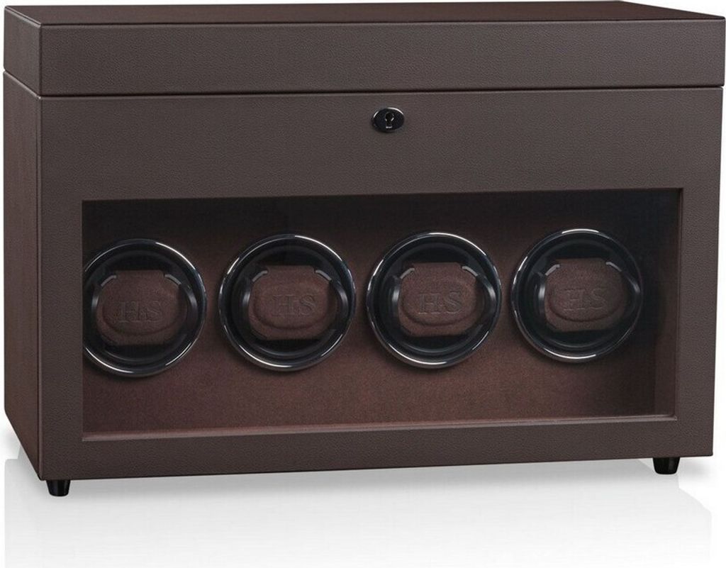 Heisse & Söhne - 70019-205.141.141 - Uhrenbeweger - für 4 Uhren - Vancouver - Braun