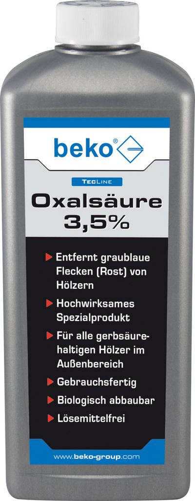 TecLine Oxalsäure 3,5% 1 l Flasche Produktbild 