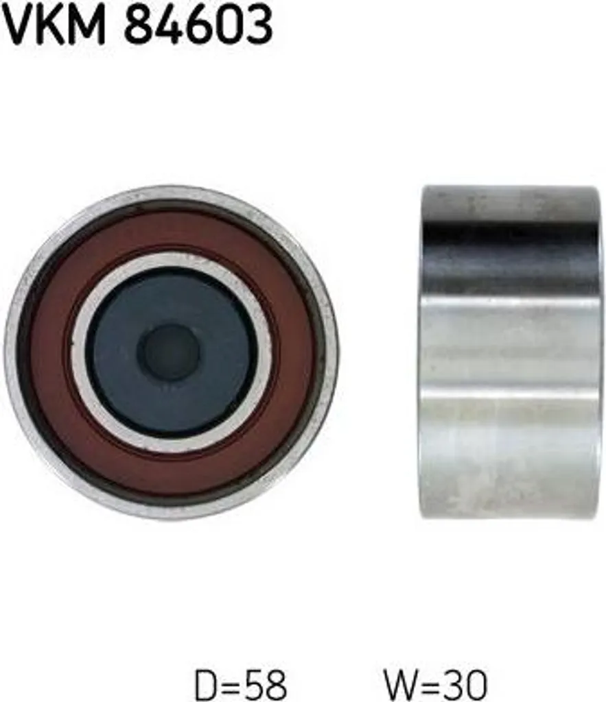 Galet de guidage pour courroie de distribution SKF VKM 84603 Mazda