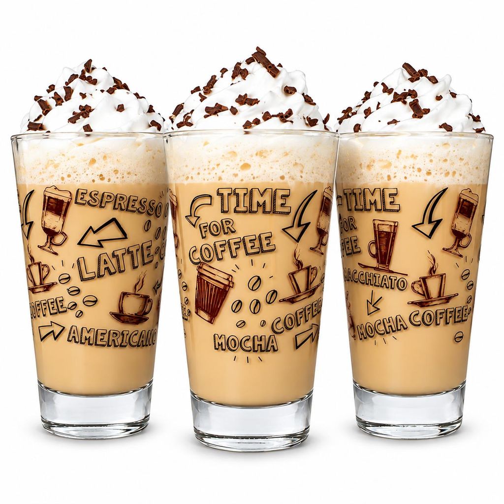 6 verres à latte macchiato 310ml Verres à café Verres à thé Image du produit 