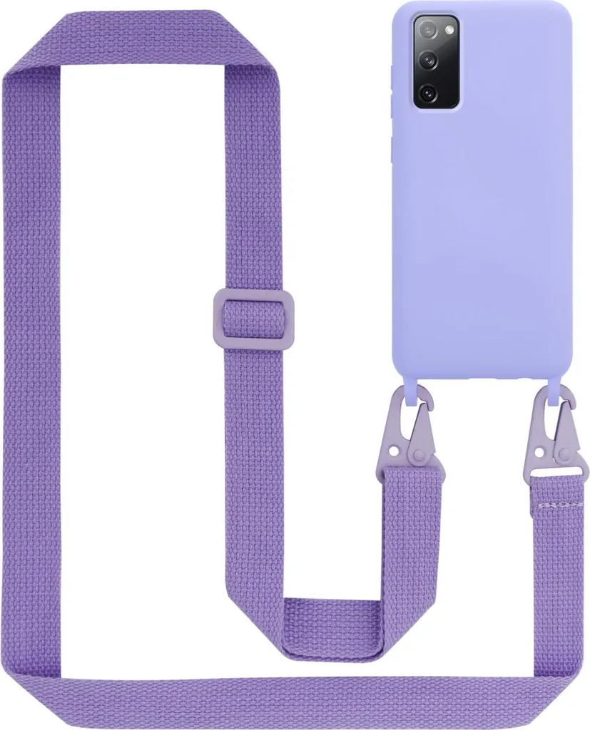 Cadorabo Cover Samsung S20 FE Viola con Cordino - Custodia Protettiva