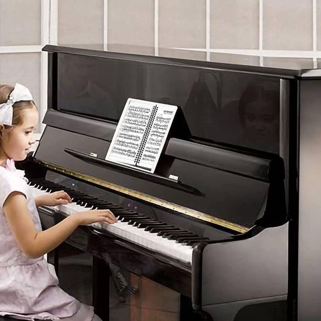 Musikblatt Aufbewahrungsmappe A4 Größe, Spiralgebunden mit 20 Fächern - Musik Organizer für Musiker und Bands