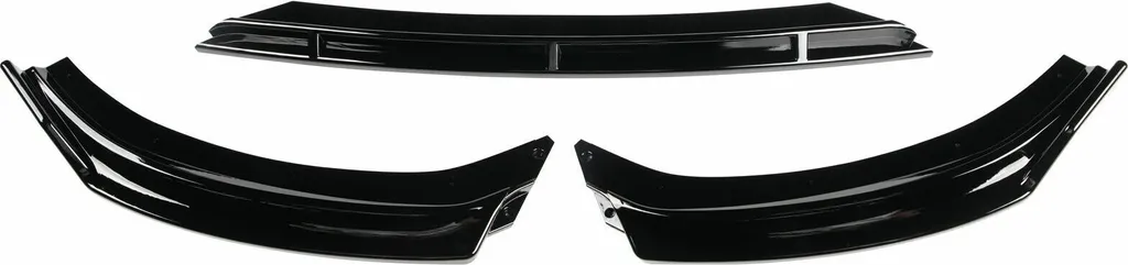 Lame de Pare-chocs Avant Cup Spoiler pour Audi A3 S3 8V Noir Finition