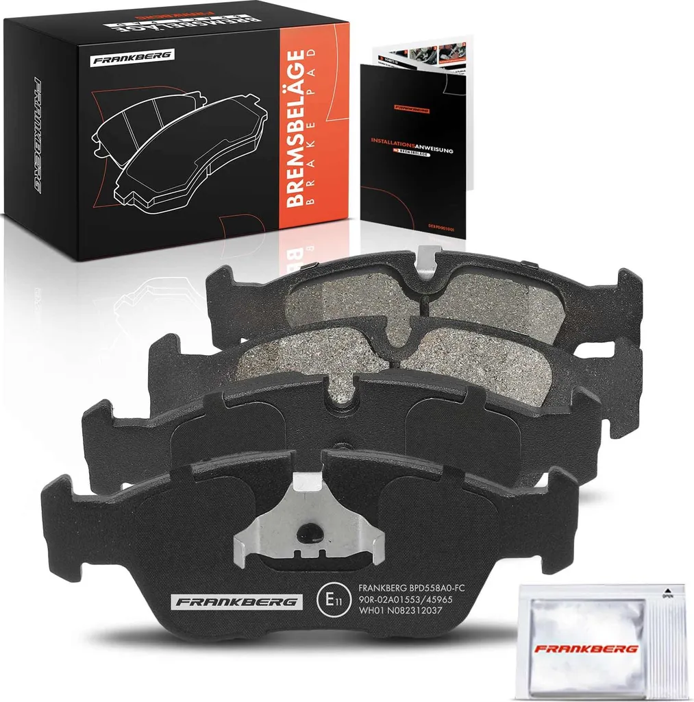 Frankberg 4x Plaquettes de Frein Avant pour BMW E36 E46 E85 1990-2008