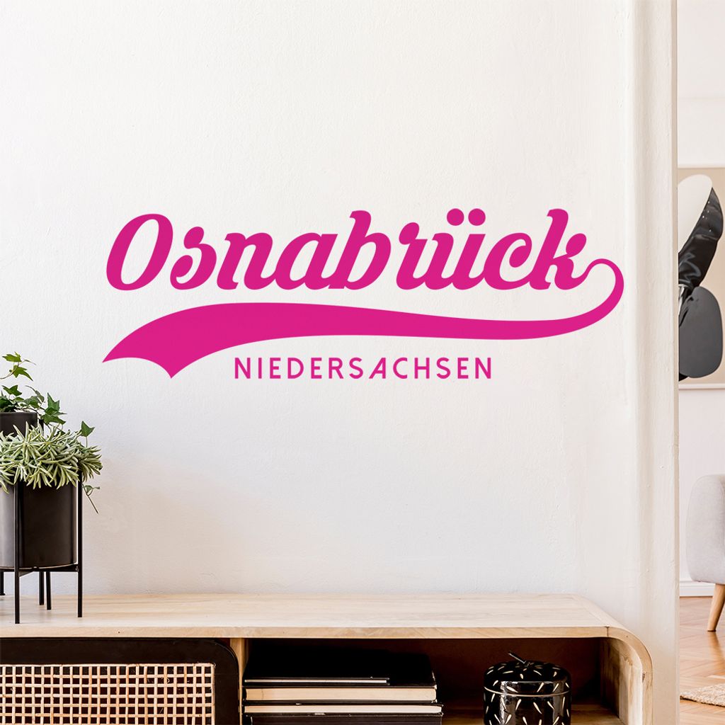 Osnabrück Niedersachsen Wandtattoo Wandaufkleber Wall Sticker - Dekoration, Küche, Wohnzimmer, Schlafzimmer, Badezimmer
