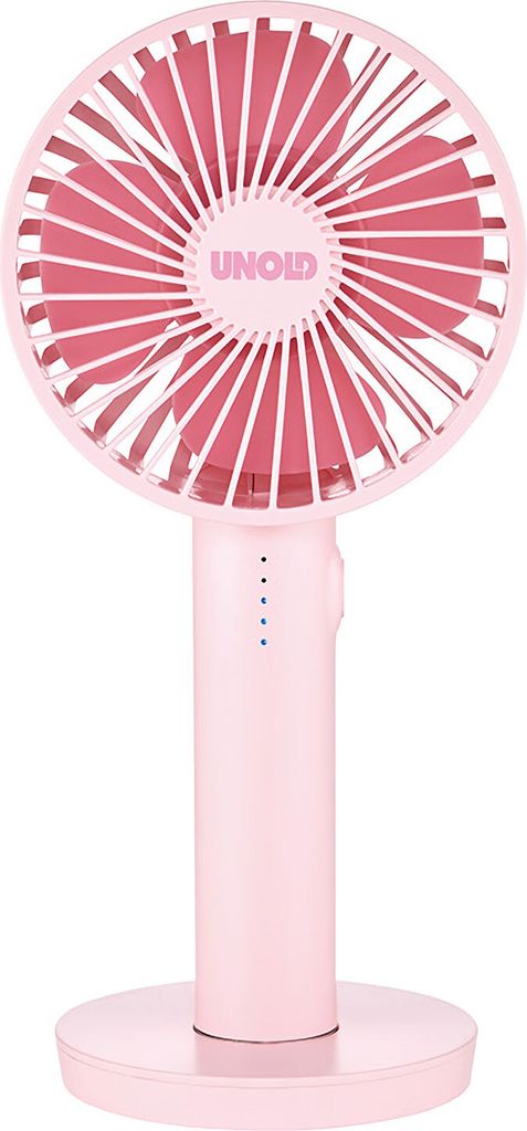 Unold 86624 Breezy II Pink - Ventilatore a mano rosa, mini Immagine del prodotto 