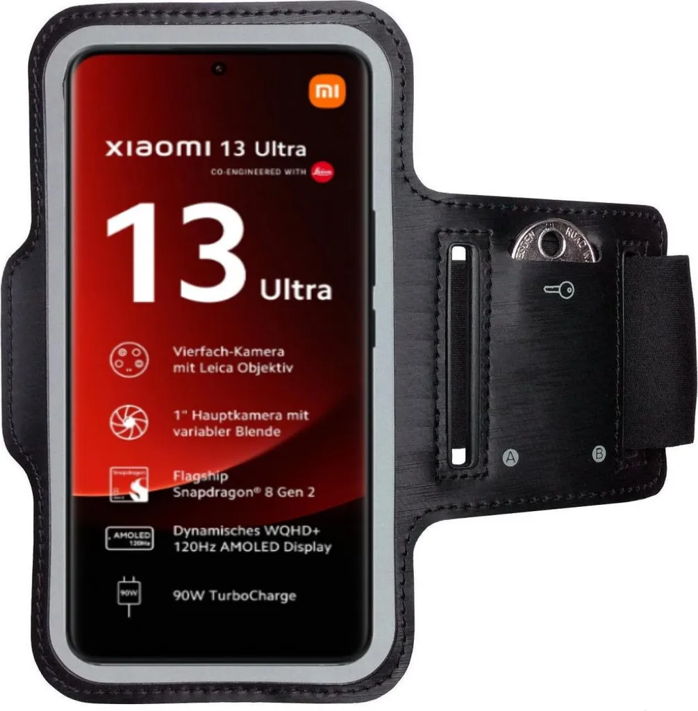 Fascia Sportiva Xiaomi 13 Ultra: Running Armband Leggera e Riflettente