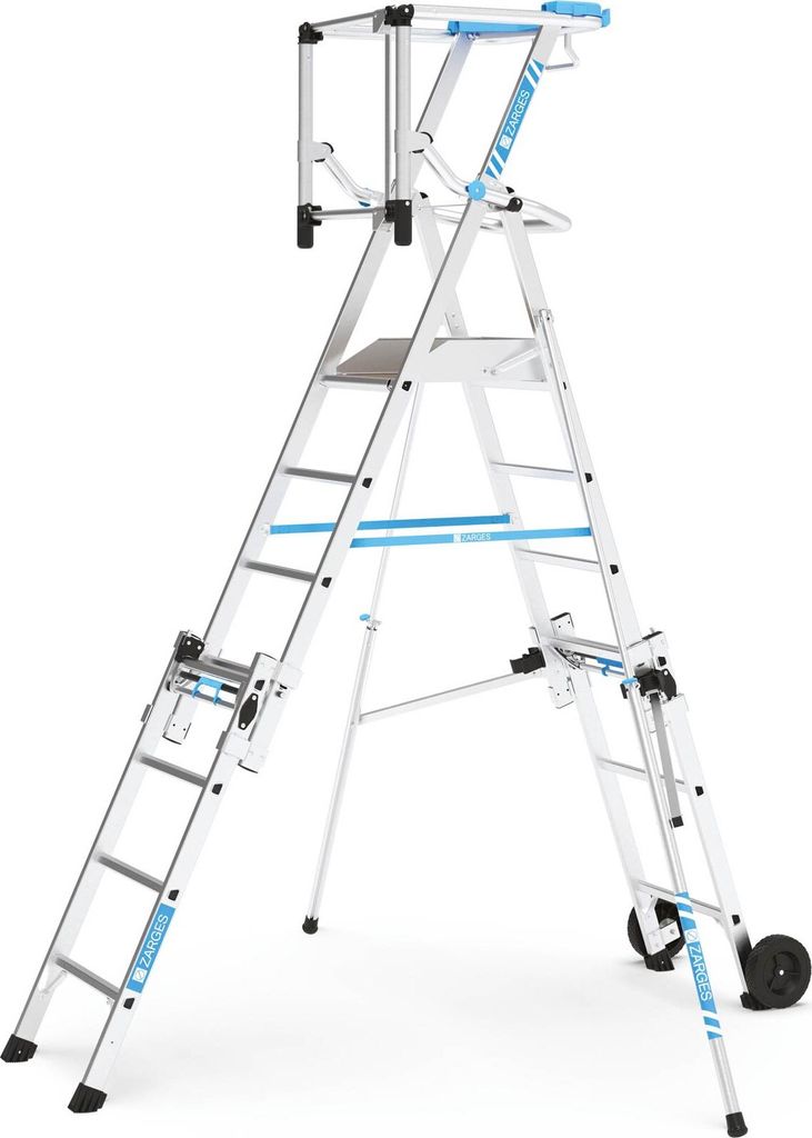 Zarges Teleskop Plattformleiter ZAP MASTERFLEX S 7-9 Sprossen