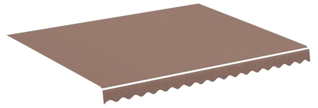 vidaXL Ersatzstoff für Markise Braun 280x245 cm Polyester Produktbild 