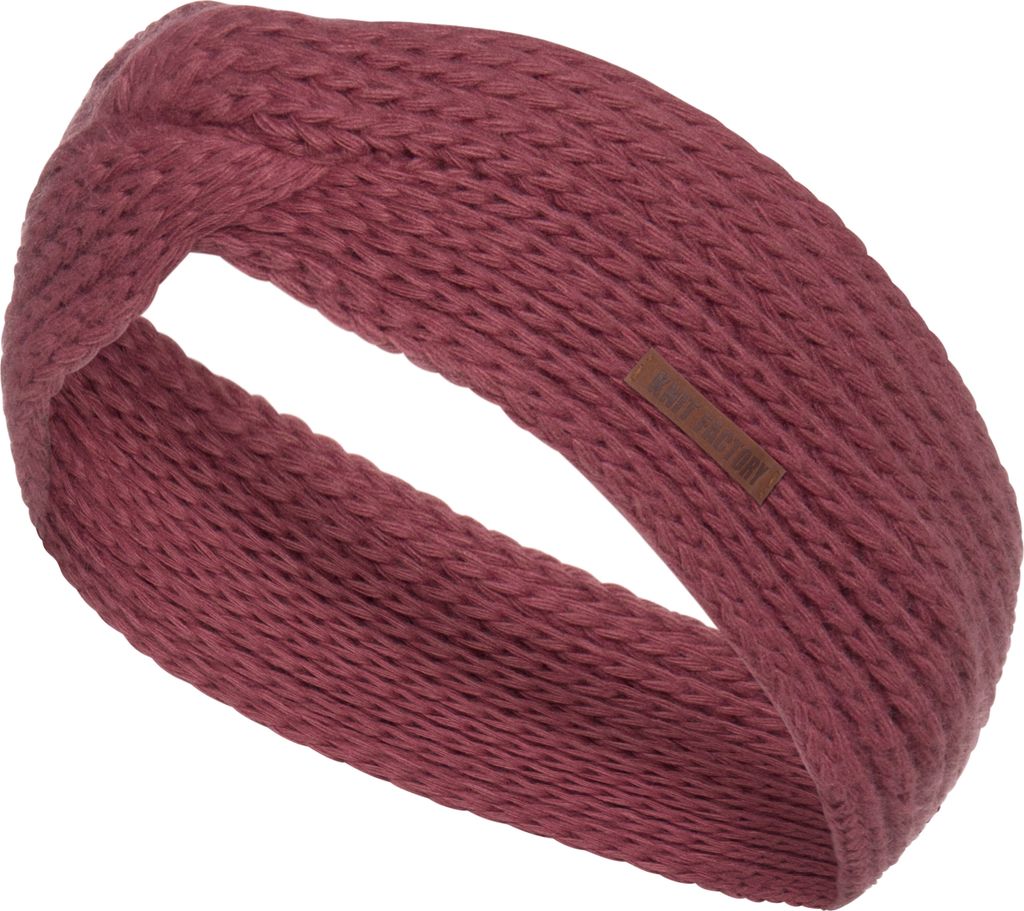 Knit Factory Joy Stirnband - Stone Red - One Size Produktbild 