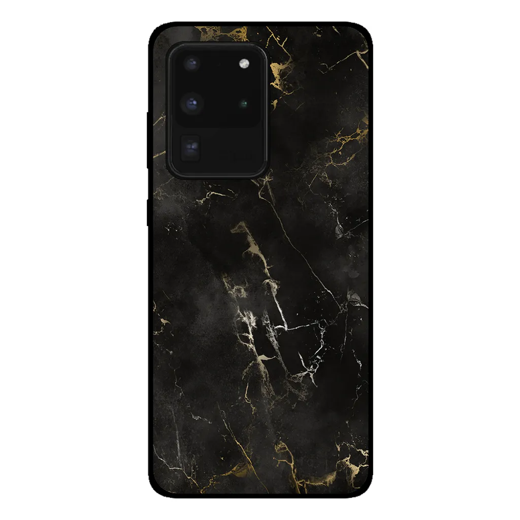 Custodia Samsung S20 Ultra Marmo Nero Smartphonica | Eleganza Senza Tempo
