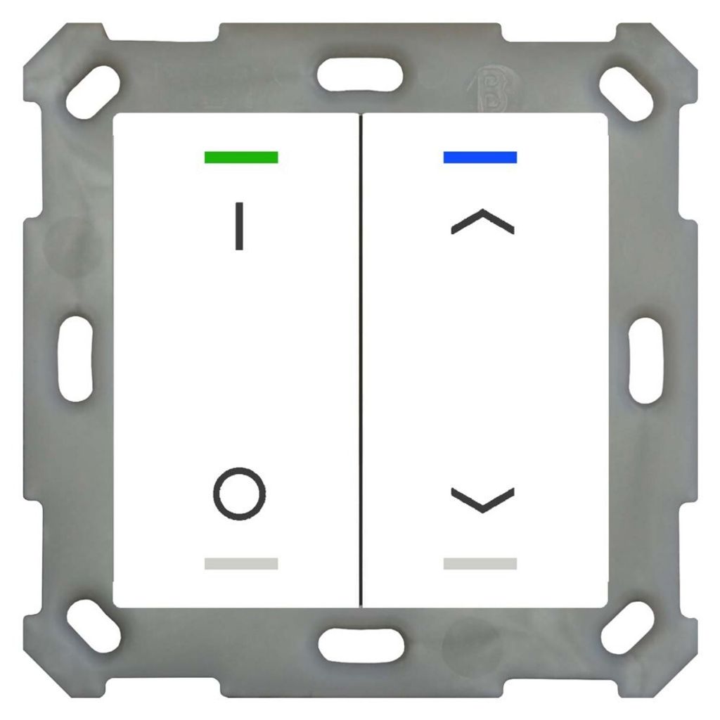MDT technologies Taster Light 55 2-fach BE-TAL5502.D1