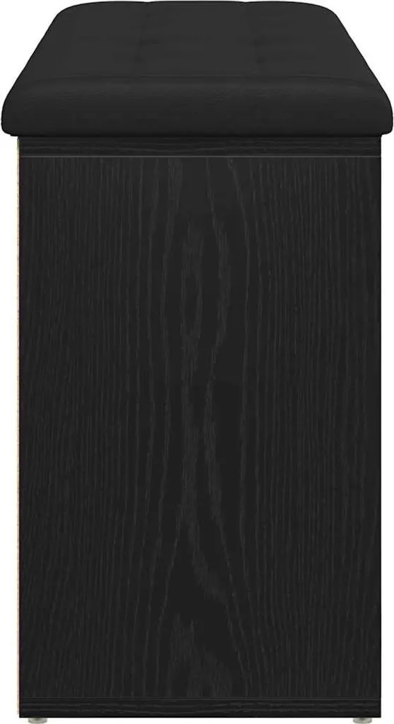 Banc d'entrée avec rangement noir - Solution idéale gain de place - 7