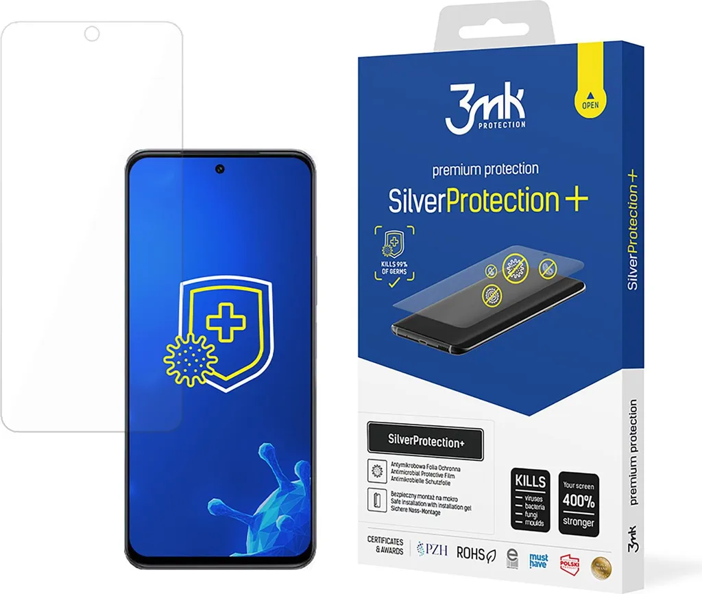 Vivo Y37 Pro Protezione d'argento 3Mk + | Pellicola Antibatterica