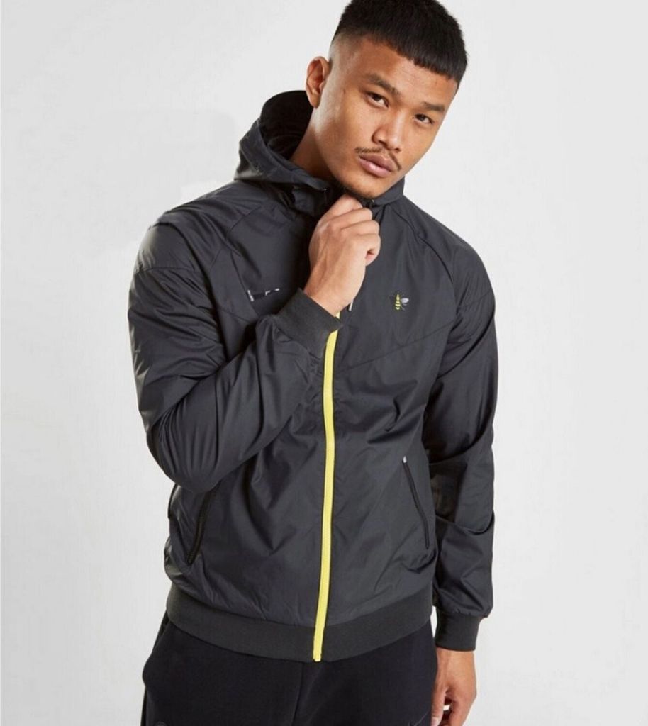Leichte Jacke NIKE Manchester Schwarz/Gelb Schwarz XL