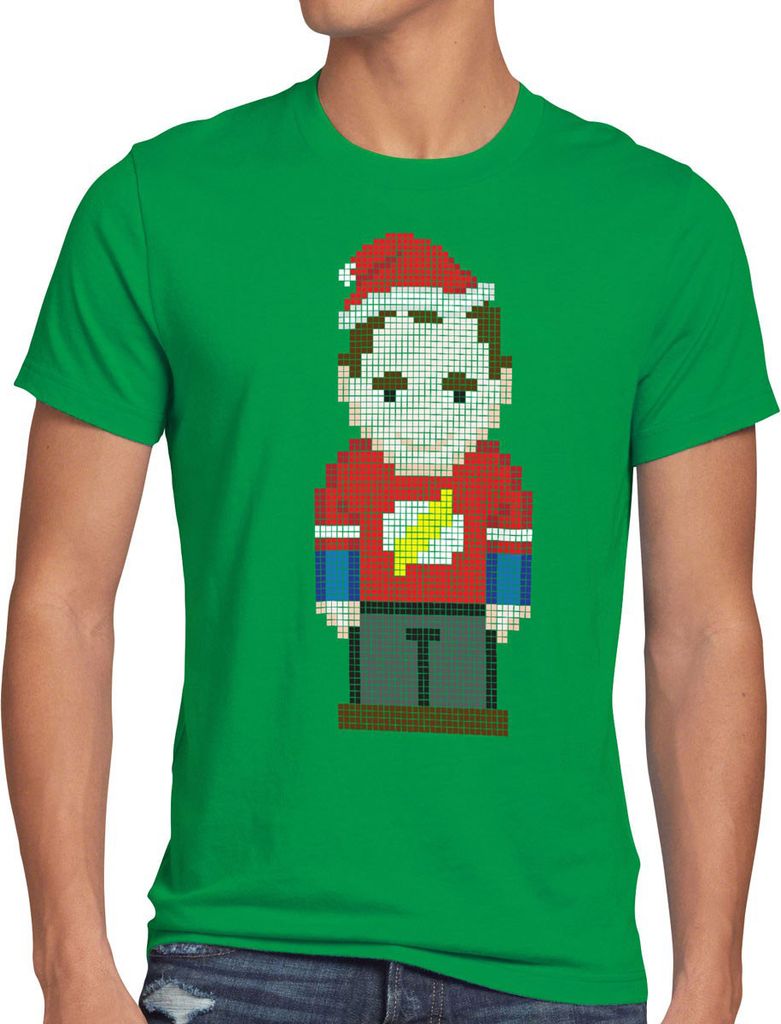 style3 Weihnachts Sheldon Herren T-Shirt