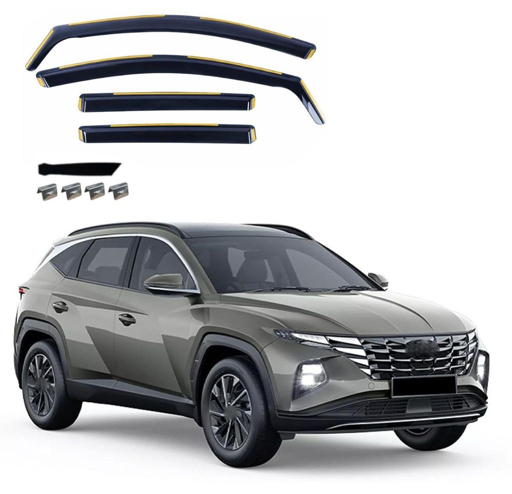 Satz mit 4 Windabweisern für Hyundai TUCSON IV ab 2021 Produktbild 